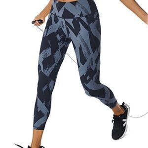 Sweaty Betty Leggings Womens Size XS Blue Power 7/8 Length Yoga Workout Gym Pant